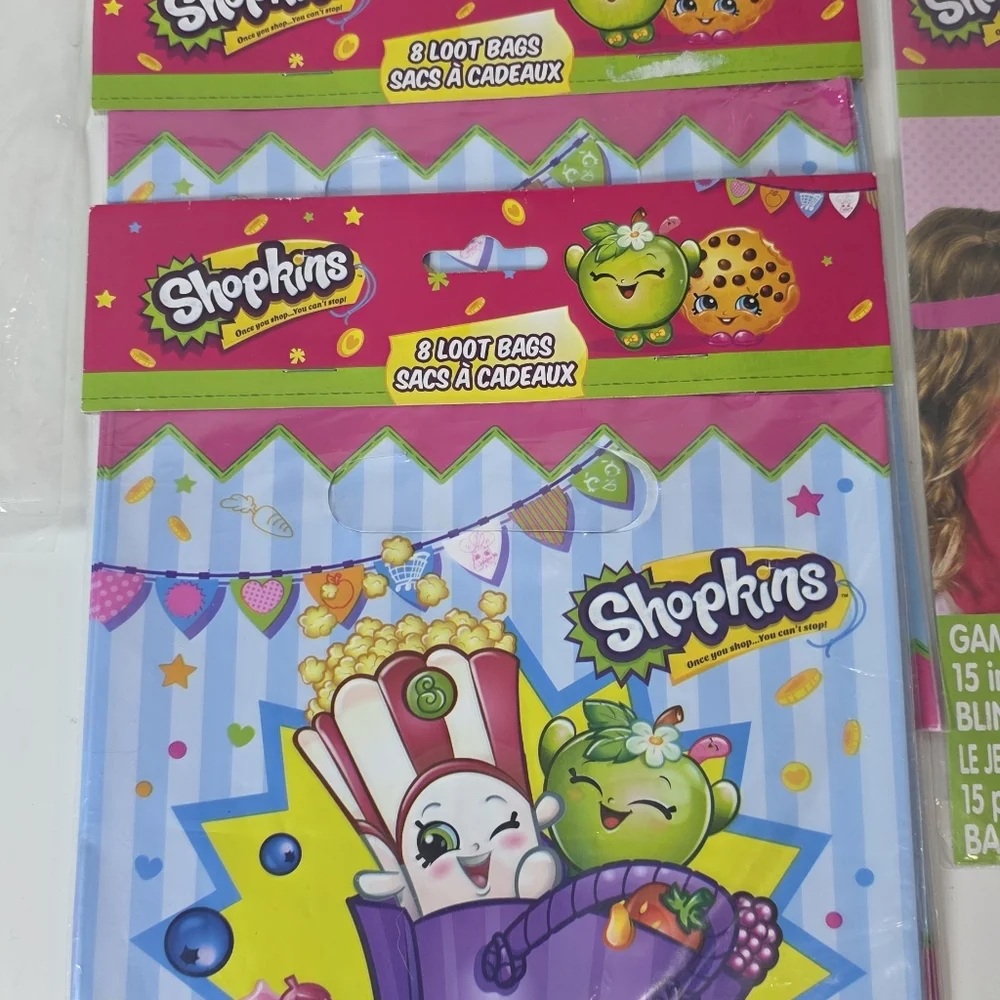 Shopkins Pink Party Supplies Kit
